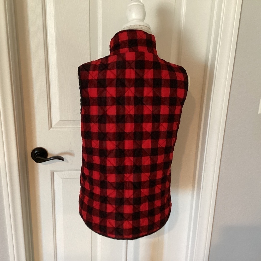 S1 Style Dot Com Vest, Size Large, Color Red/Black - image 2
